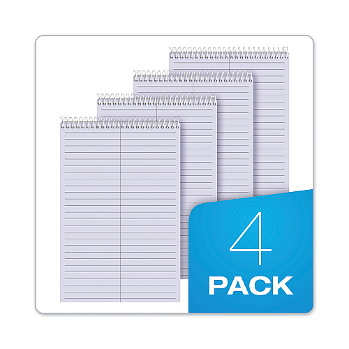 TOPS Prism Steno Pads, Gregg Rule, Orchid Cover, 80 Orchid 6 x 9 Sheets, 4/Pack (80264)