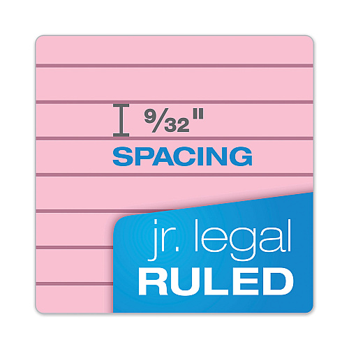 TOPS Prism + Colored Writing Pads, Narrow Rule, 50 Assorted Pastel-Color 5 x 8 Sheets, 6/Pack (63016)