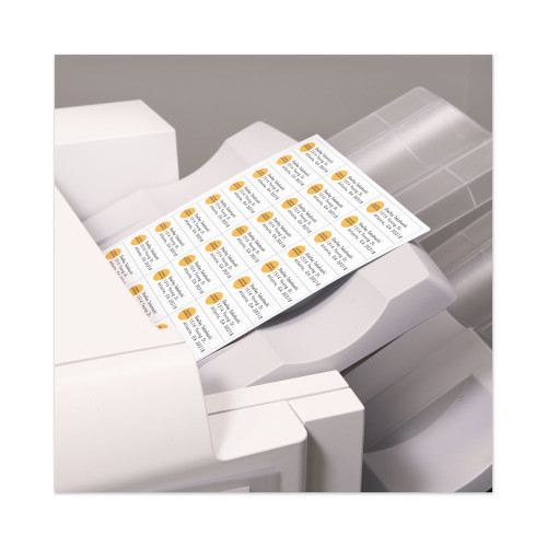 PRESaply White Copier Labels, Copiers, 1 x 2.81, White, 33/Sheet, 100