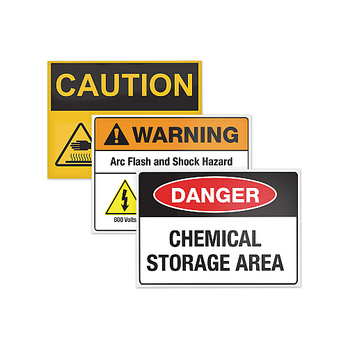 Avery Surface Safe Removable Label Safety Signs, Inkjet/Laser Printers, 3.5 x 5, White, 4/Sheet, 15 Sheets/Pack (61514)