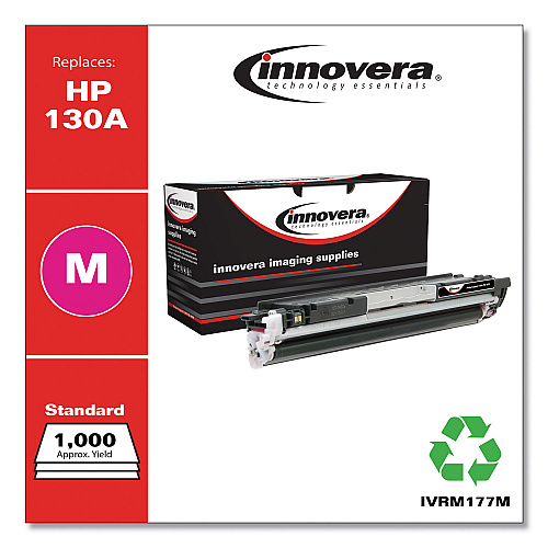 Innovera Remanufactured Magenta Toner, Replacement for 130A (CF353A), 1,000 Page-Yield (IVRM177M)