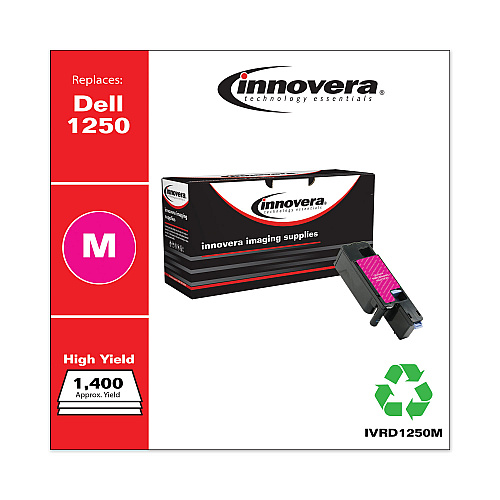 Innovera Remanufactured Magenta High-Yield Toner, Replacement for 331-0780, 1,400 Page-Yield (IVRD1250M)