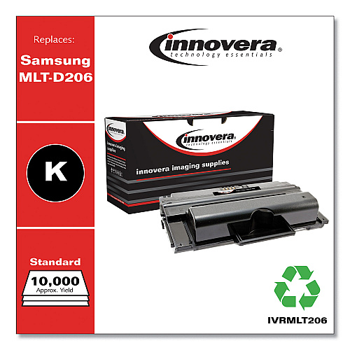 Innovera Remanufactured Black Toner, Replacement for MLT-D206L, 10,000 Page-Yield (IVRMLT206)