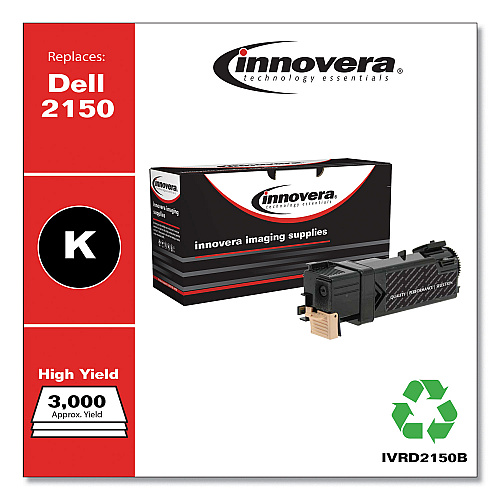 Innovera Remanufactured Black High-Yield Toner, Replacement for 331-0719, 3,000 Page-Yield (IVRD2150B)