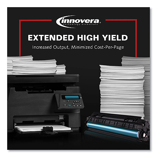 Innovera Remanufactured Black Extended-Yield Toner, Replacement for 83X (CF283XJ), 3,000 Page-Yield (IVRF283J)