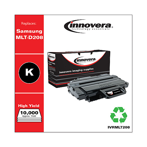 Innovera Remanufactured Black High-Yield Toner, Replacement for MLT-D208L, 10,000 Page-Yield (IVRMLT208)