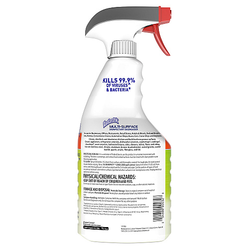 Fantastik Multi-Surface Disinfectant Degreaser, Herbal, 32 oz Spray Bottle, 8/Carton (311836)