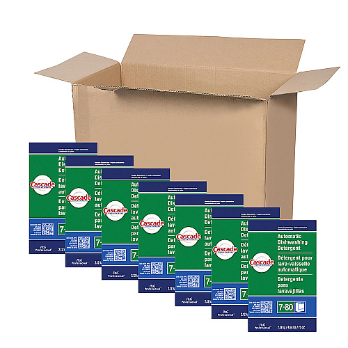 Cascade Automatic Dishwasher Detergent Powder, Fresh Scent, 75 oz Box, 7/Carton (59535CT)