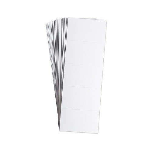 U Brands Data Card Replacement, 3 x 1.75, White, 500/Pack (FM1513)