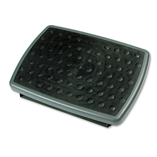 3M Adjustable Height/Tilt Footrest, Nonskid Platform, 18w x 13d x 4 to 4.75h, Charcoal Gray (FR330)