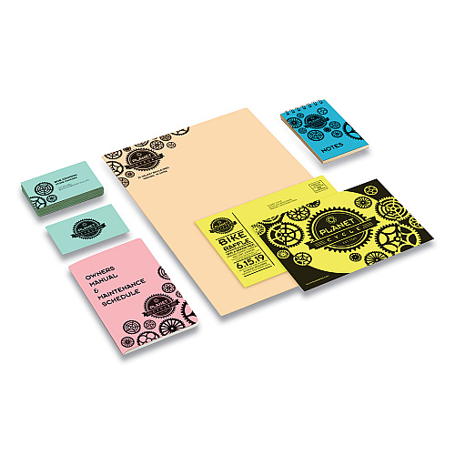 Astrobrights Color Cardstock, 65 lb Cover Weight, 8.5 x 11, Assorted Colors, 250/Pack (91715)