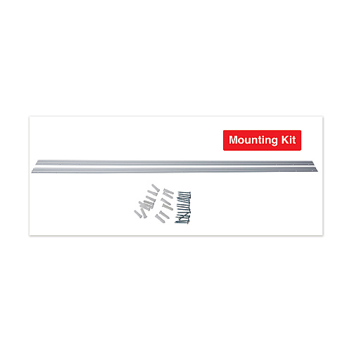 Universal Frameless Magnetic Glass Marker Board, 48 x 36, White Surface (UNV43203)