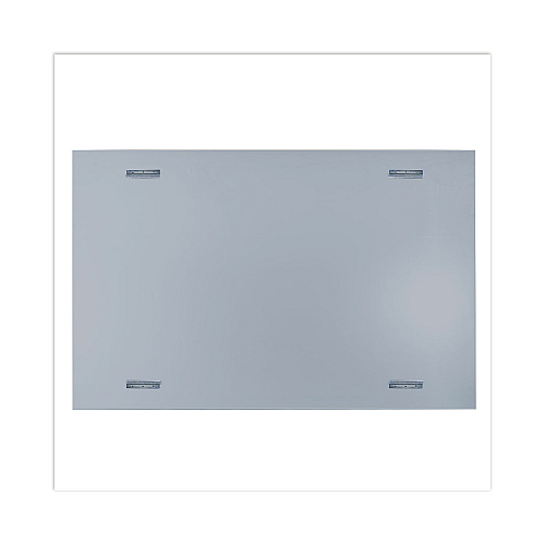 Universal Frameless Magnetic Glass Marker Board, 72 x 48, White Surface (UNV43204)