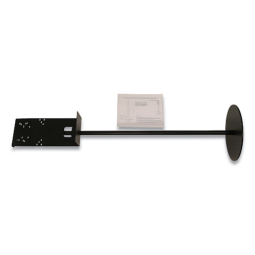 Vulcan Hand Sanitizer Stand, 12" dia x 48" h, Black (102468401BA)