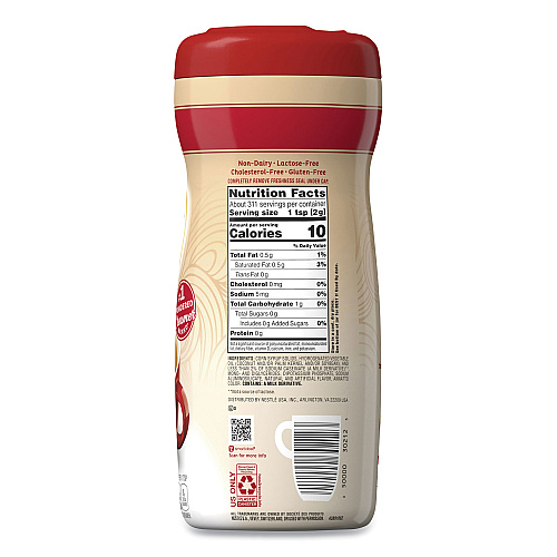 Coffee-mate Non-Dairy Powdered Creamer, Original, 22 oz Canister, 12/Carton (30212CT)