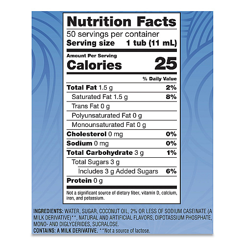 Coffee-mate Liquid Coffee Creamer, Peppermint Mocha, 0.38 oz Mini Cups, 50/Box (76060)