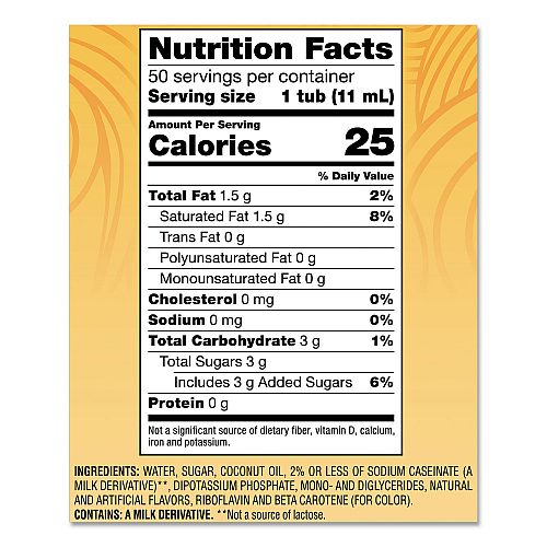 Coffee-mate Liquid Coffee Creamer, Hazelnut, 0.38 oz Mini Cups, 50/Box, 4 Boxes/Carton, 200 Total/Carton (35180CT)