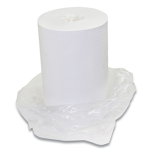 HOSPECO Easy Task A100 Wiper, Center-Pull, 1-Ply, 10 x 12, White, 275 Sheets/Roll with Zipper Bag, 6 Rolls/Carton (NETA100CXZRW)