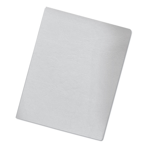 Fellowes 52137 Classic Grain Texture Binding System Covers, 11-1/4 x 8-3/4, White (Pack of 200) Fellowes Binding Covers Fellowes 52137 Classic Grain Texture