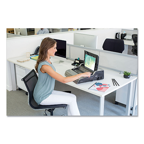 Fellowes Galaxy 500 Electric Comb Binding System, 500 Sheets, 19.63 x 17.75 x 6.5, Gray (5218301)