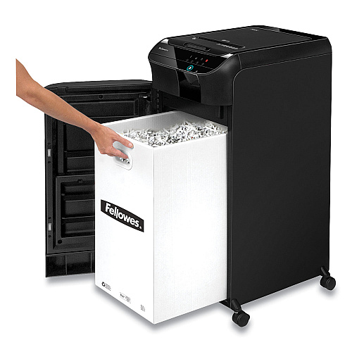 Fellowes AutoMax 550C Auto Feed Cross-Cut Shredder, 550 Auto/14 Manual Sheet Capacity (4963001)