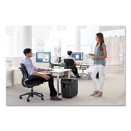 Fellowes AutoMax 200M Auto Feed Micro-Cut Shredder, 200 Auto/10 Manual Sheet Capacity (4656201)