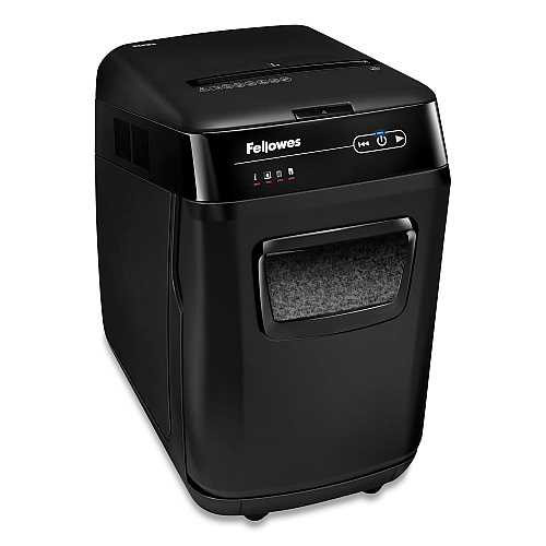 Fellowes AutoMax 200M Auto Feed Micro-Cut Shredder, 200 Auto/10 Manual Sheet Capacity (4656201)