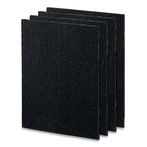 Carbon Filter for Fellowes 190/200/DX55 Air Purifiers, 10.12 x 13.18, 4/Pack (9324101)