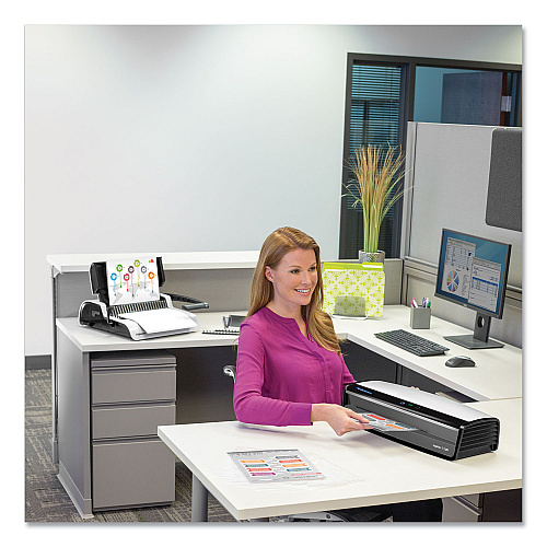 Fellowes Jupiter 2 125 Laminator, 6 Rollers, 12" Max Document Width, 10 mil Max Document Thickness (5734101)