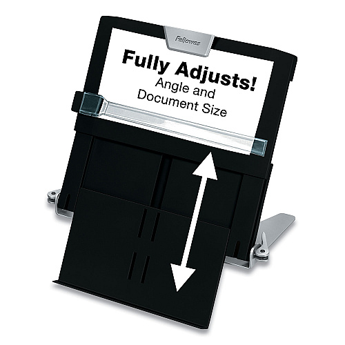 Fellowes Professional Series Document Holder, 250 Sheet Capacity, Plastic, Black (8039401)