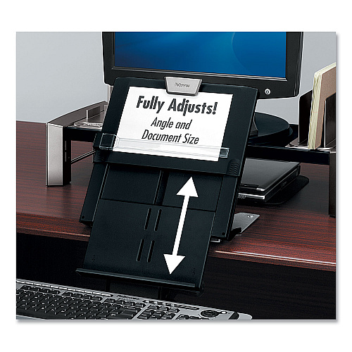 Fellowes Professional Series Document Holder, 250 Sheet Capacity, Plastic, Black (8039401)