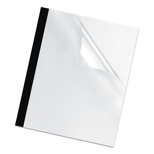 Fellowes Thermal Binding System Presentation Covers, Clear, 16 to 30 Sheet Capacity, 11 x 8.5, Unpunched, 10/Pack (5222701)