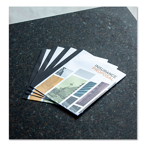 Fellowes Thermal Binding System Presentation Covers, Clear, 16 to 30 Sheet Capacity, 11 x 8.5, Unpunched, 10/Pack (5222701)