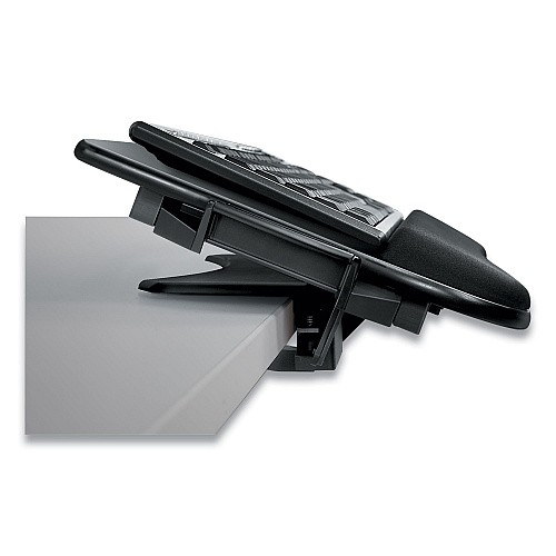 Fellowes Tilt 'n Slide Keyboard Manager, 19.5w x 11.88d, Black (8060101)