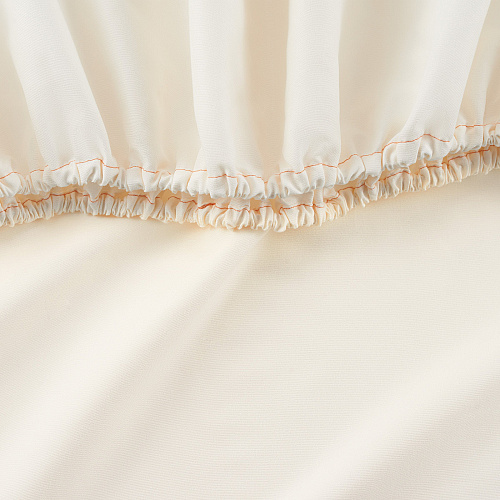 Host & Home Microfiber Fitted Sheets Twin Xl - Ivory W/ Org Hem - Pack Of 6 (P-MFS-398012-IV)