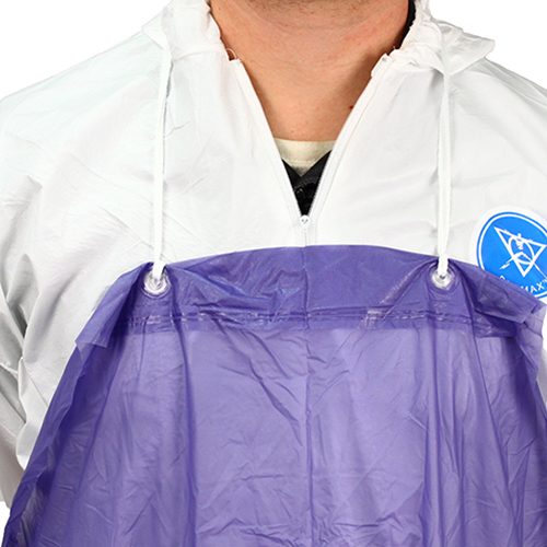 Unhemmed 6 Mil Vinyl Apron 35x45 Blue, Case Of 72 (MUB-45)