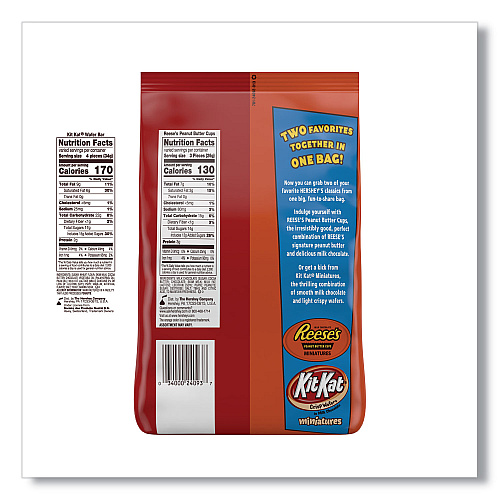 Hershey's Miniatures Variety Pack, Assorted, 35 oz (99983)