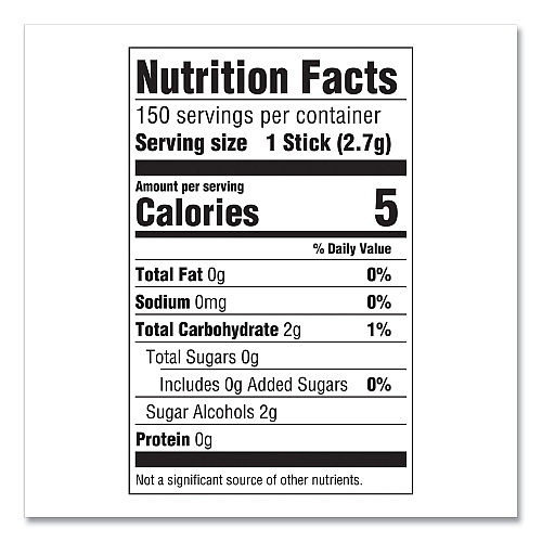 Wrigley's 5 Gum, Spearmint Rain, 15 Sticks/Pack, 10 Packs/Box (WMW51404)
