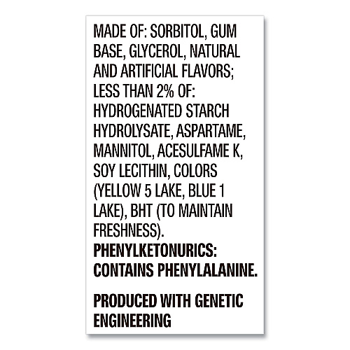Wrigley's 5 Gum, Spearmint Rain, 15 Sticks/Pack, 10 Packs/Box (WMW51404)