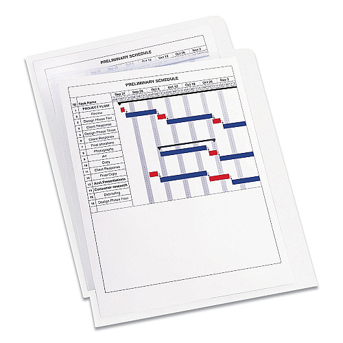 Avery Heavy-Duty Plastic Sleeves, Letter Size, Clear, 12/Pack (72611)