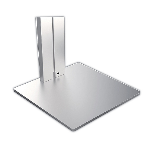 Durable Floor Stand Tablet Holder, Silver/Charcoal Gray (893223)