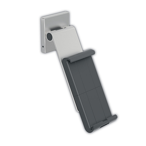 Durable Mountable Tablet Holder, Silver/Charcoal Gray (893523)