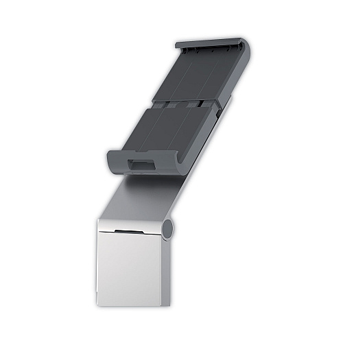 Durable Floor Stand Tablet Holder, Silver/Charcoal Gray (893223)