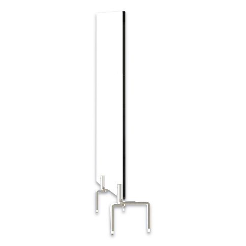Ghent Clear Partition Extender with Attached Clamp, 42 x 3.88 x 18, Thermoplastic Sheeting (PEC1842A)