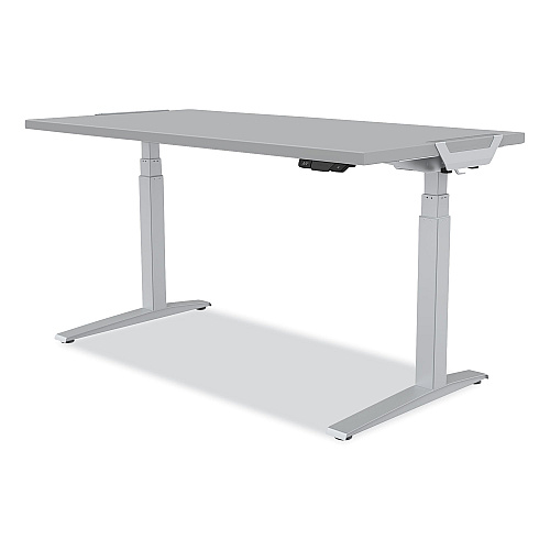 Fellowes Levado Laminate Table Top, 72" x 30", Gray (9649601)