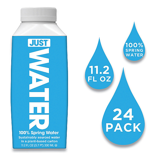 Just Water Spring Water, 11.2 oz, 24/Carton (JGD00703)