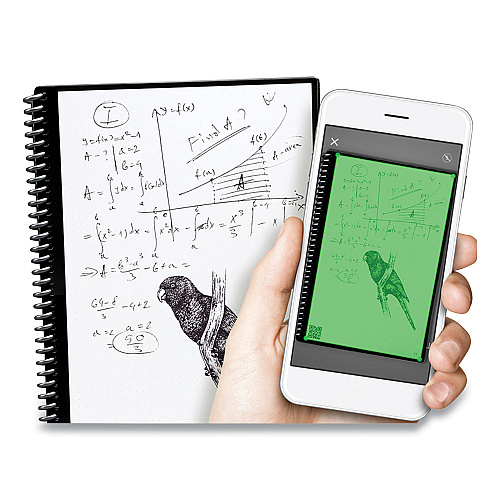 Rocketbook Core Smart Notebook, Dotted Rule, Neptune Teal Cover, (16) 11 x 8.5 Sheets (EVRLRCCE)