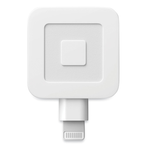 Square Reader for Magstripe Lightning Connector, White (0523