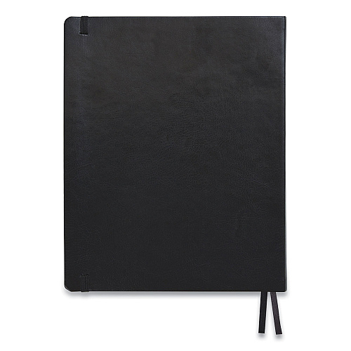 TRU RED Flexible-Cover Business Journal, 1-Subject, Dotted Rule, Black Cover, (128) 10 x 8 Sheets (24377315)