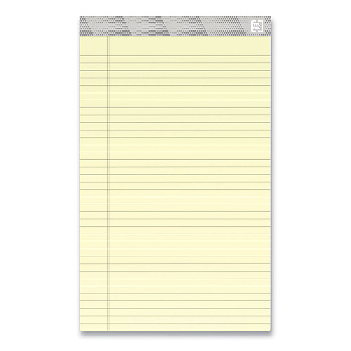 TRU RED Notepads, Wide/Legal Rule, (50) Canary Yellow 8.5 x 14 Sheets, 12/Pack (24419918)